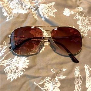 Aviator style glasses